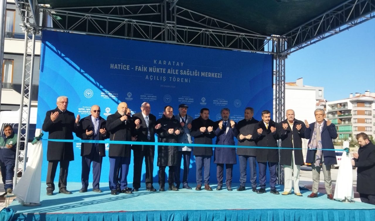  Karatay’da Hatice–Faik Aile Sağlığı Merkezi binası hizmete açıldı!