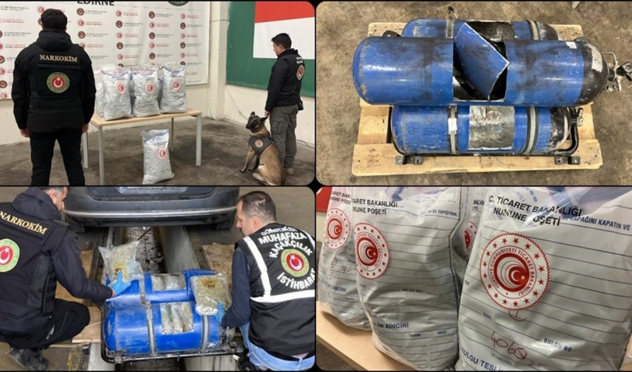 Kapıkule ve Hamzebeyli sınır kapılarında operasyon:  26 kilo 868 gram uyuşturucu ele geçirildi!