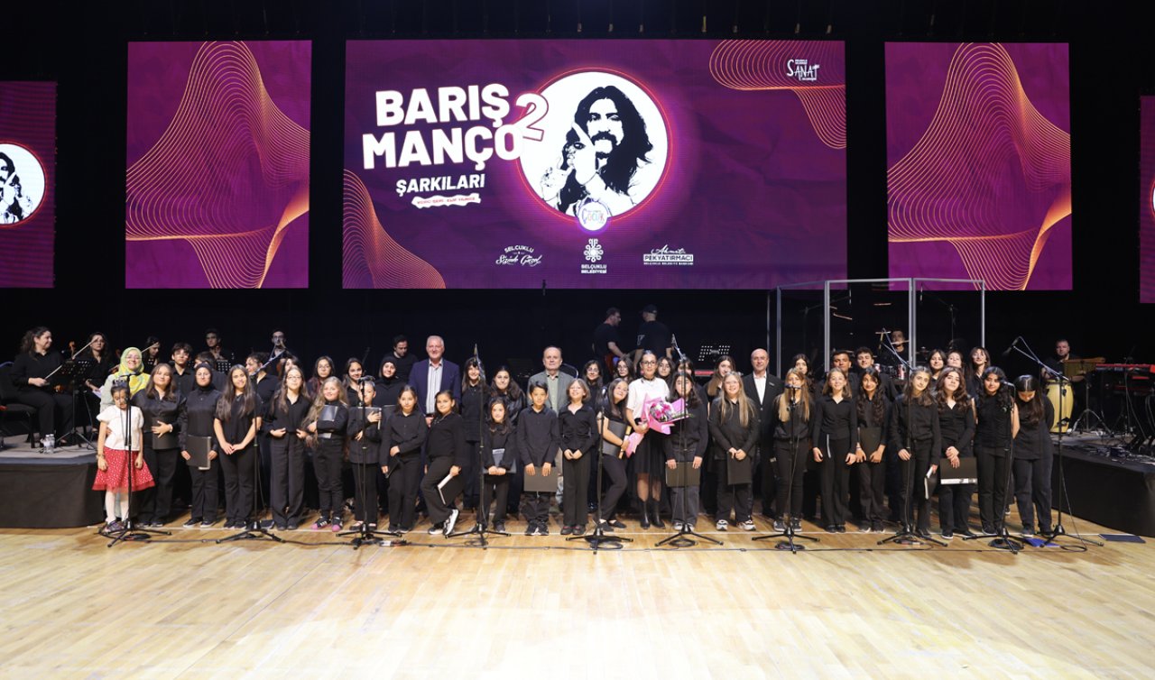Selçuklu’da Barış Manço rüzgarı esti! Minik yorumcular gecede duygulandırdı