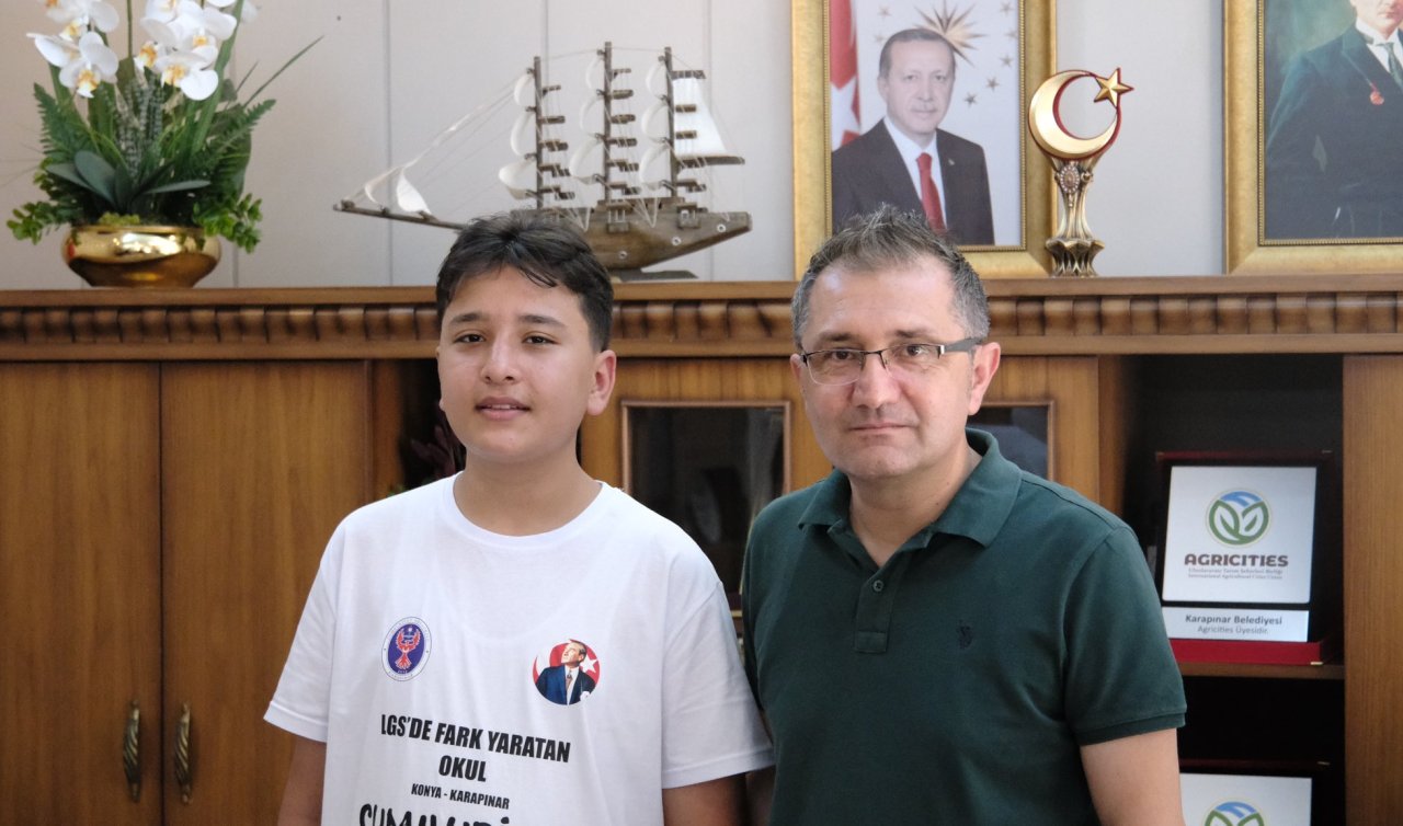 Konya’nın gururu Yusuf Berat Dağ, LGS 2025 Türkiye birincisi oldu!