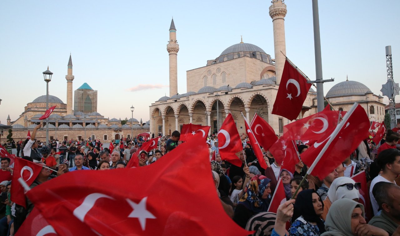 Konya ve çevre illerde 15 Temmuz Demokrasi ve Milli Birlik Günü anma etkinlikleri sürüyor