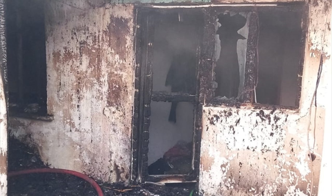 Konya’da müstakil bir evde yangın çıktı!