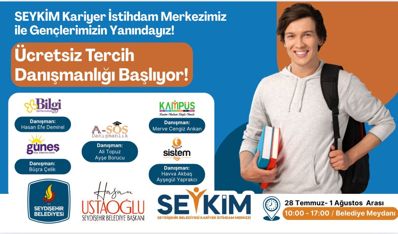 SEYKİM’den Gençlere Yol Gösteren Tercih Desteği