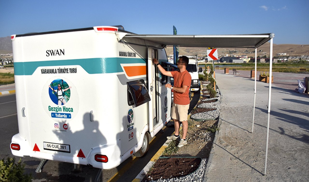Konya’dan Van Gölü’ne karavan rüyası: Gezgin Hoca yollarda