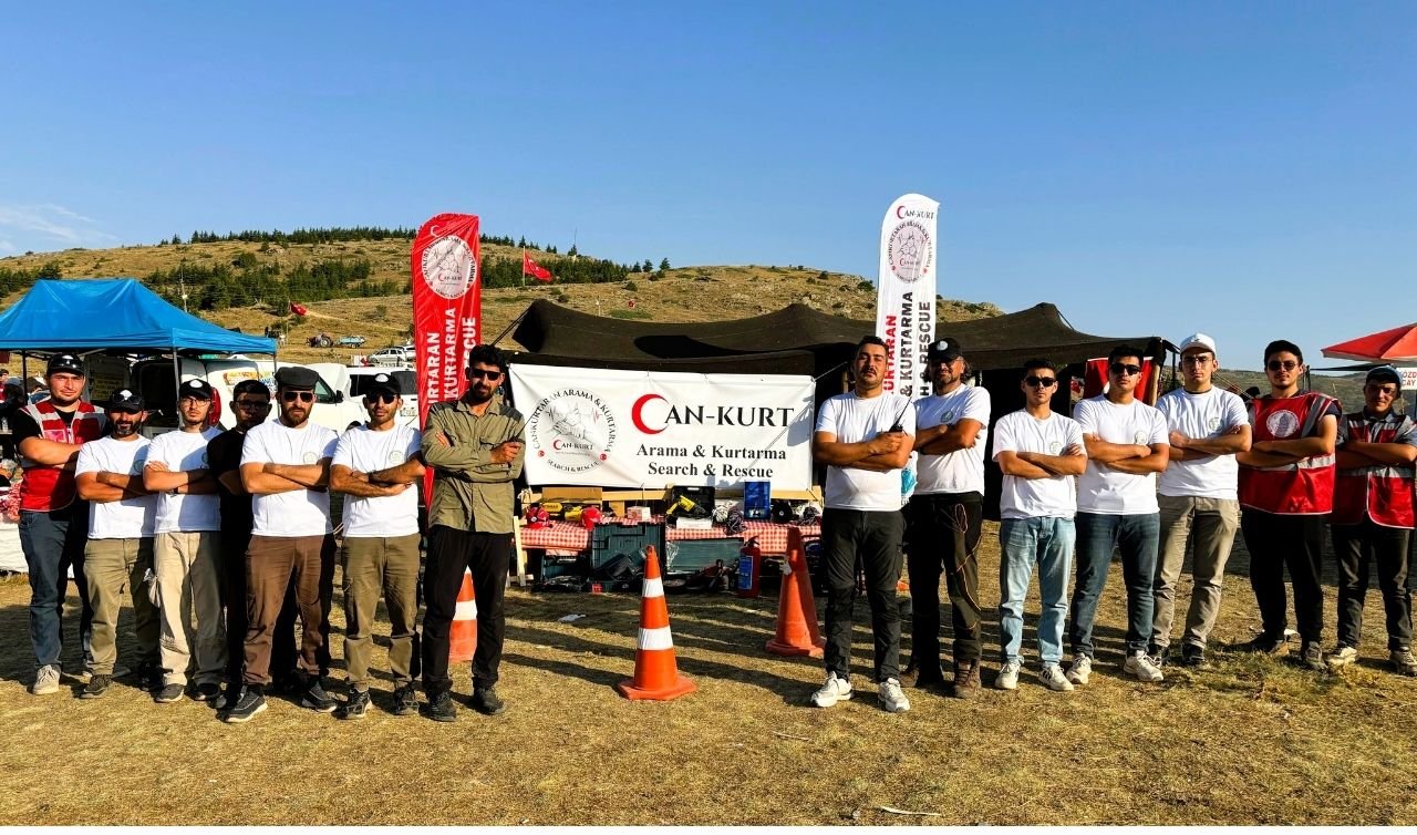 CAN-KURT ekibi, Yörük Şöleni’nde Afet bilinci için nöbetteydi!