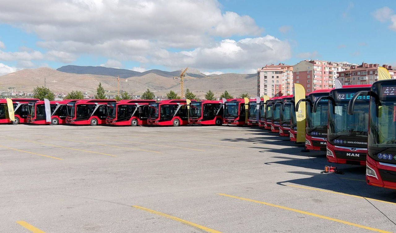 Konya’da 32 otobüs hattında güzergâh değişti! İşte yeni rotalar...