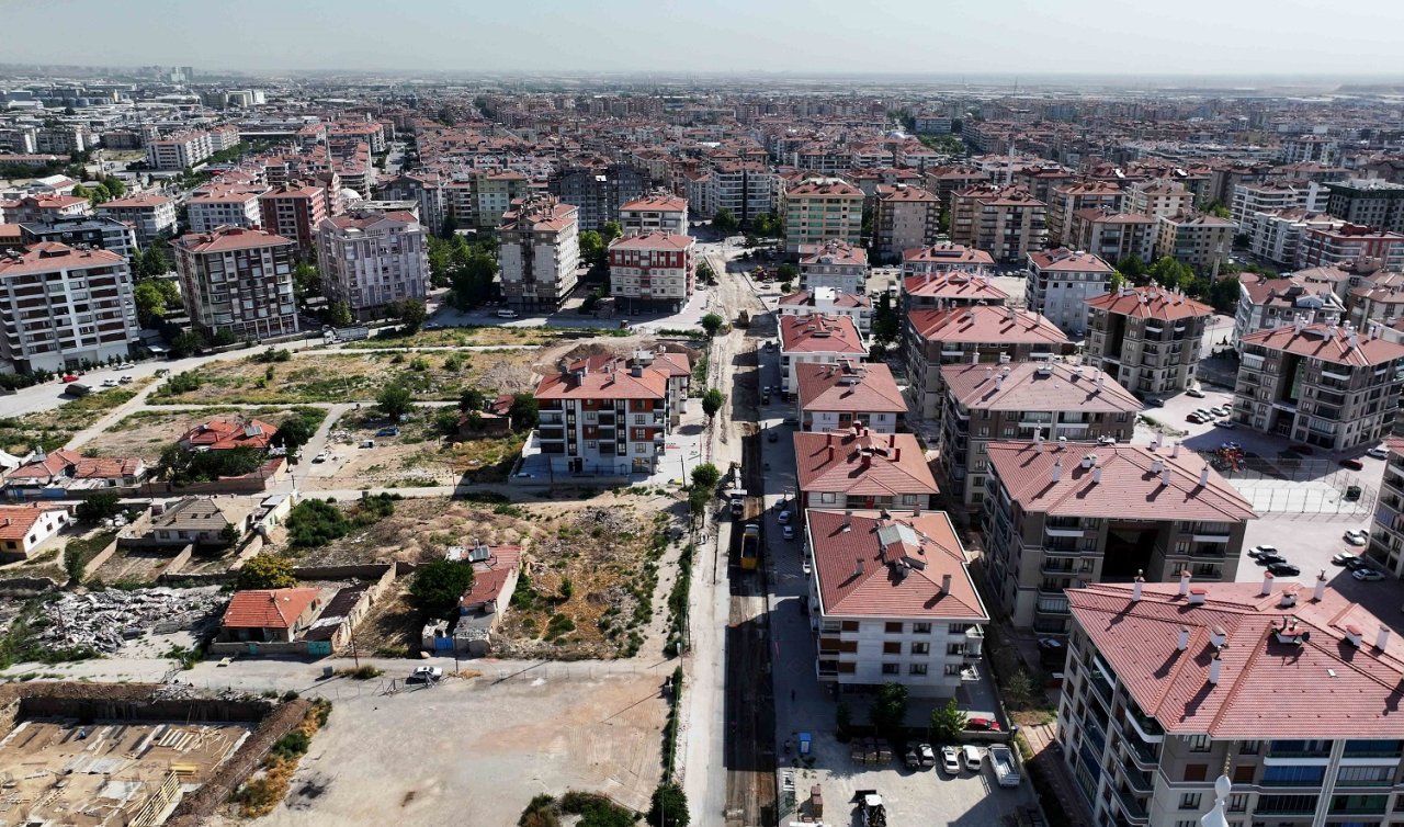 Konya’nın bu caddesi’nde güvenli ulaşım için dönüşüm başladı