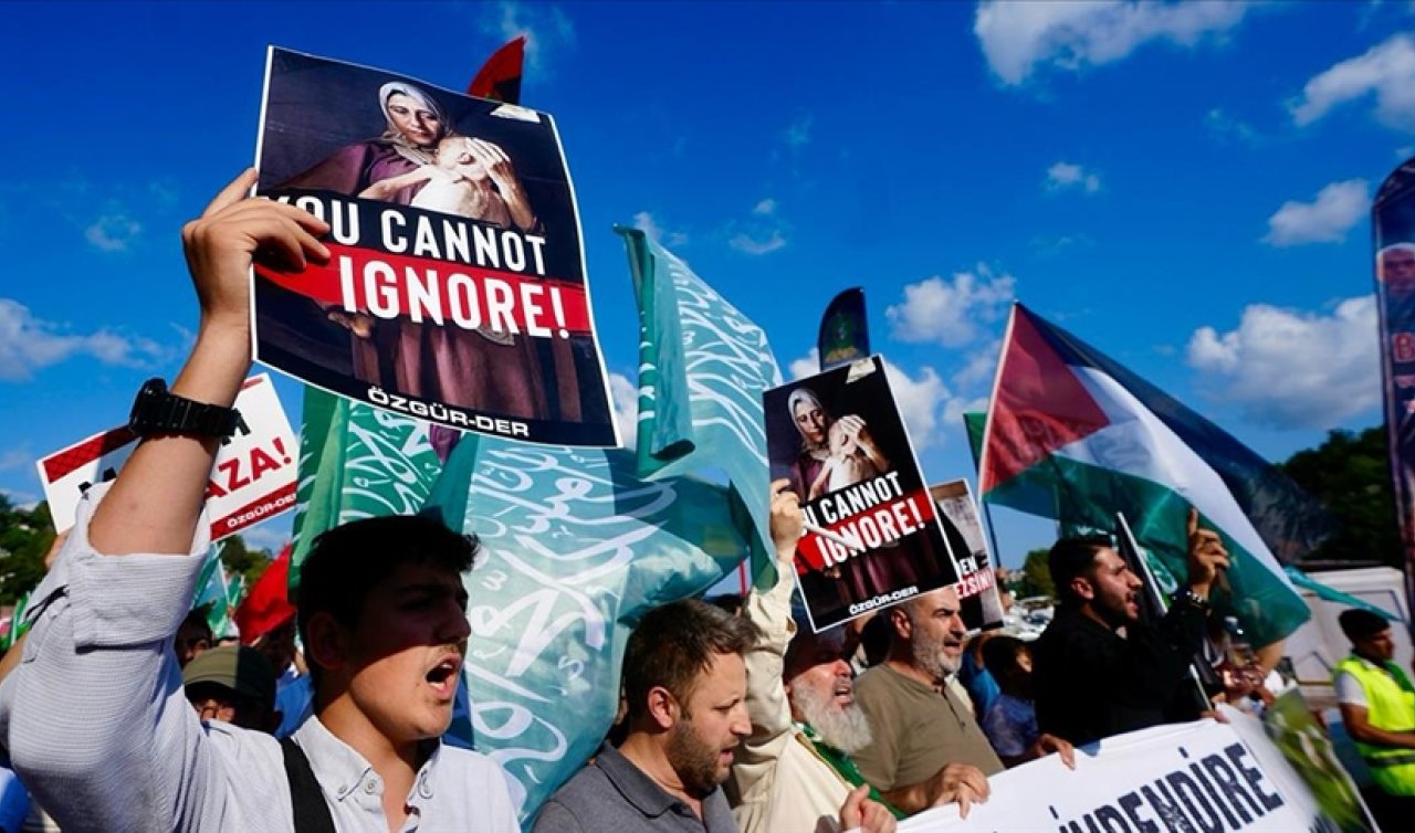 İsrail’in Gazze’ye saldırıları Türkiye’de protesto edildi