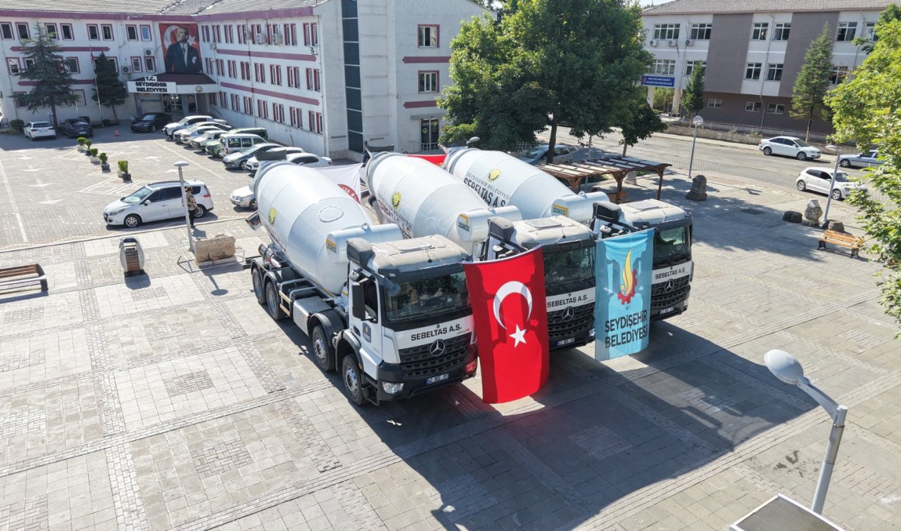  Sebeltaş Hizmet Filosuna takviye: Seydişehir’e 3 yeni araç