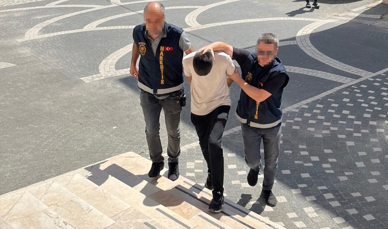 Konya’da uyuşturucu operasyonunda yakalanan zanlı tutuklandı