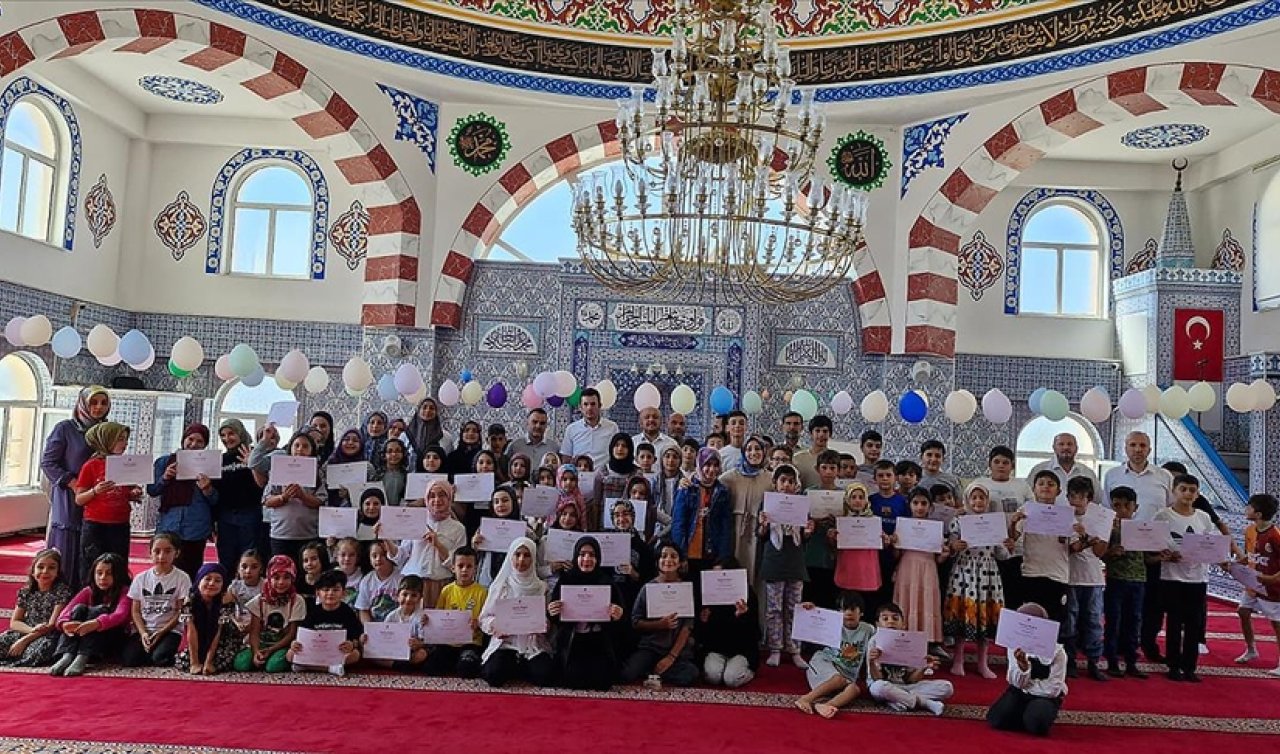  Yaz Kur’an kursları sona erdi