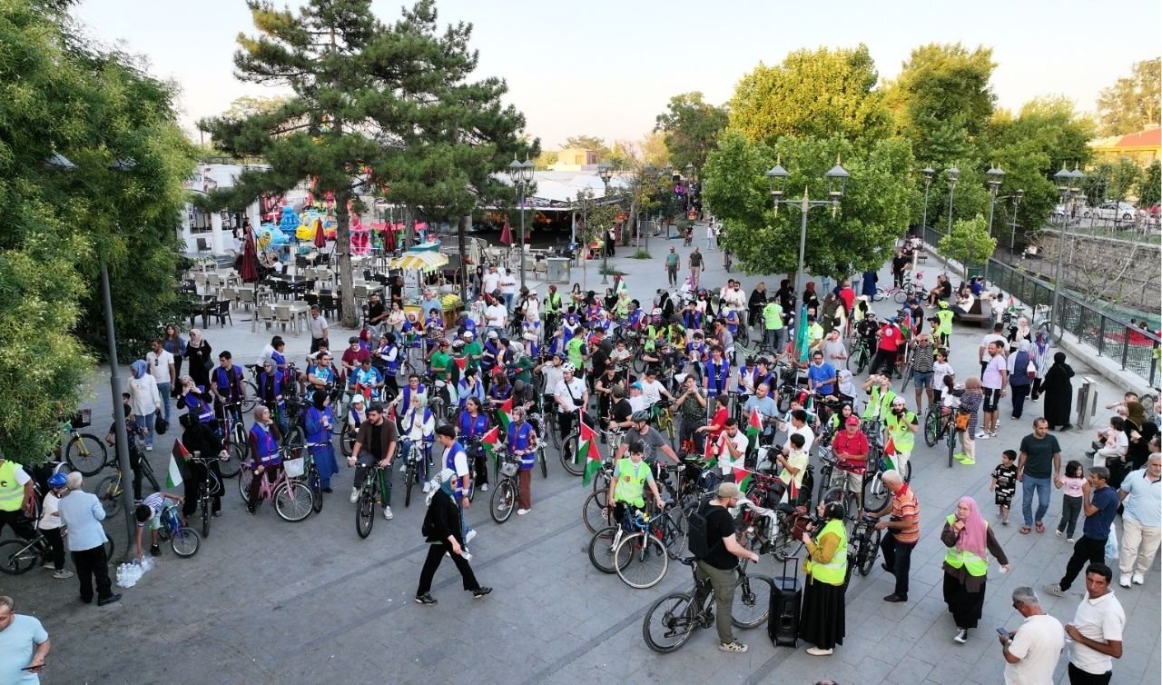 Kudüs Çalışma Grubu’ndan Gazze İçin Anlamlı Eylem: “Durma, Açlık İçin Pedalla”