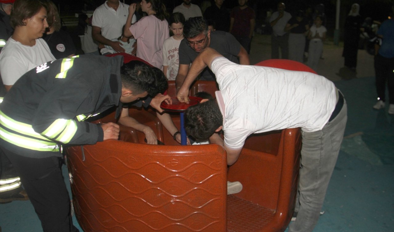  Konya’da oyun parkında ayağına vida saplanan çocuk yaralandı