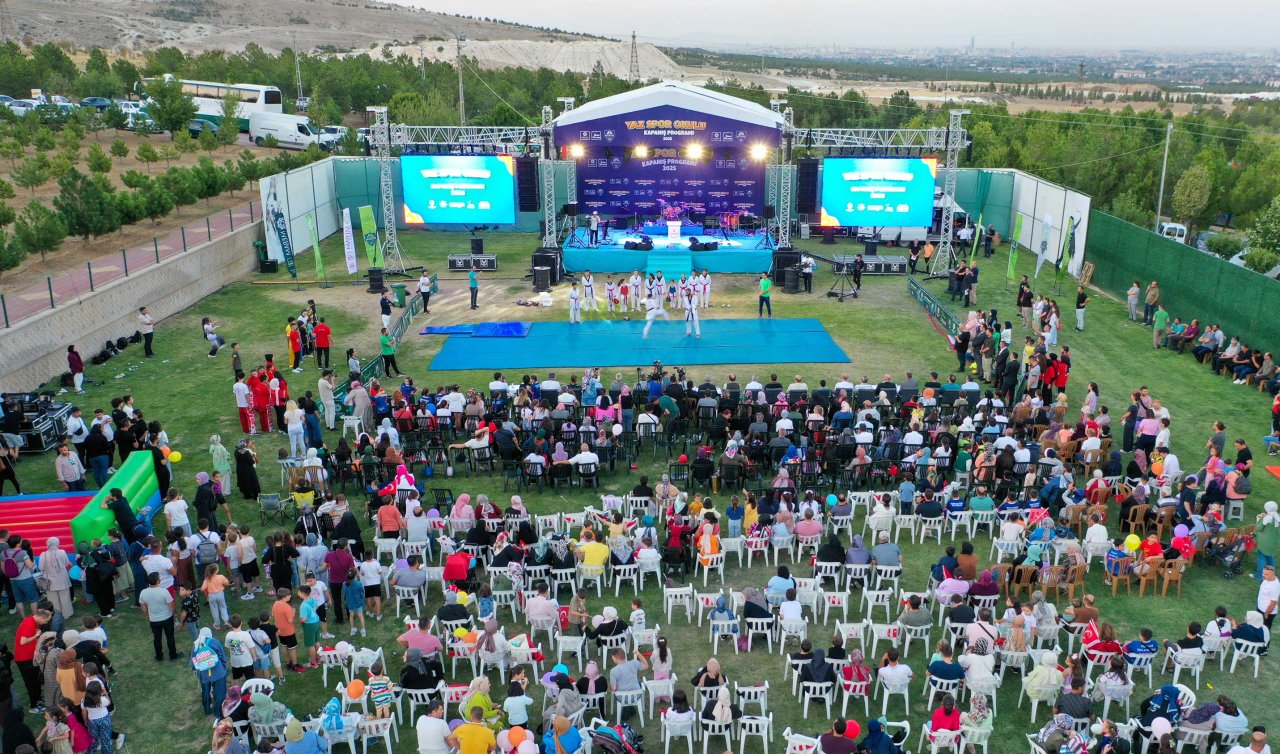  Meram Yaz Spor Okulları coşkulu finalle sona erdi