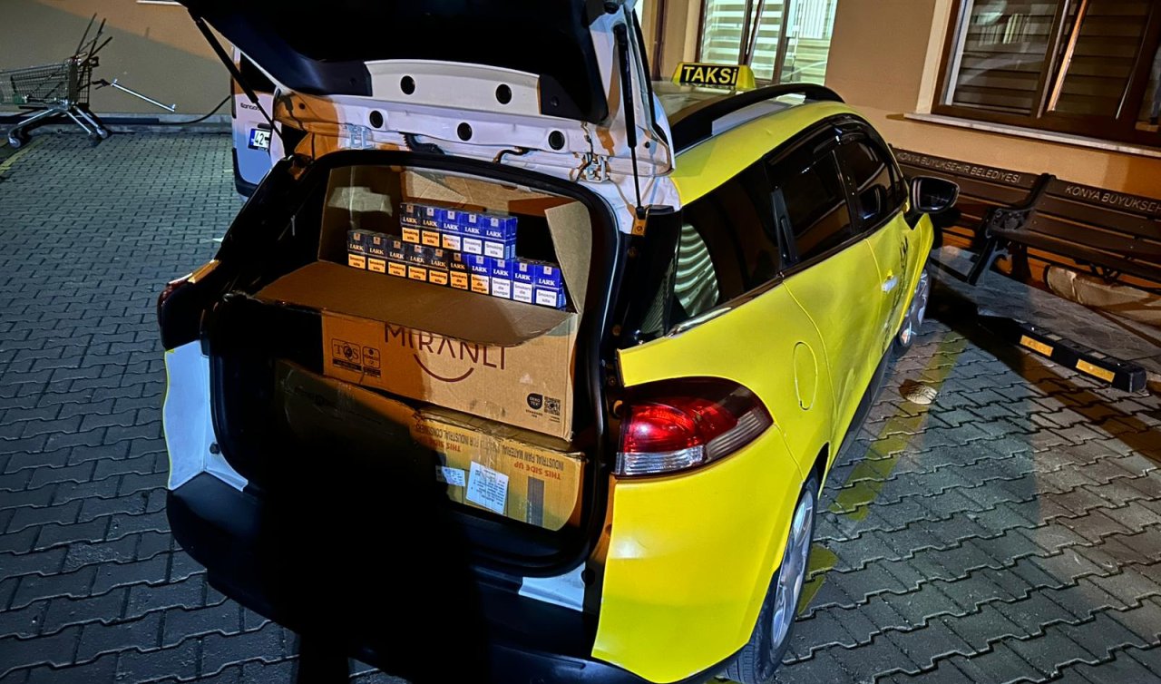 Konya’da kaçakçılık operasyonu: 2 gözaltı