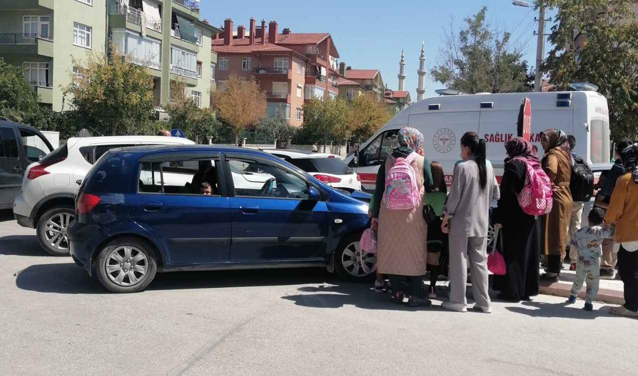 Konya’da  ‘Yol Önceliği Benim’ tartışması kazayla bitti: 1 çocuk yaralandı