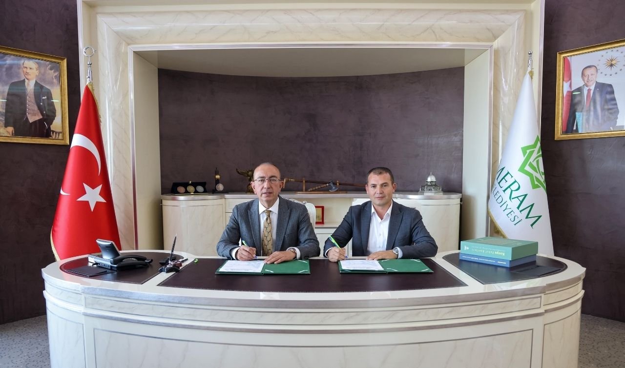 Meram Belediyesi İle Afyon Nuribey Belediyesi kardeş şehir oldu