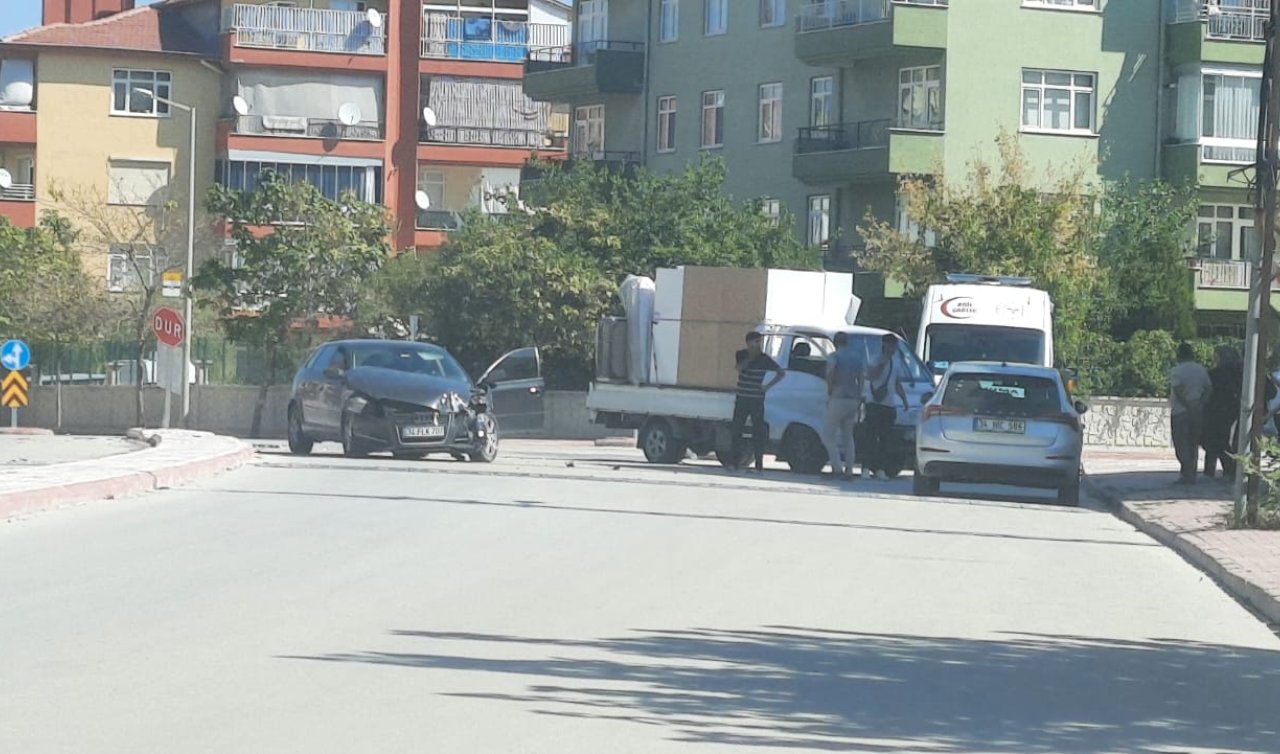  Konya’nın bu caddesi’nde bir kaza daha yaşandı