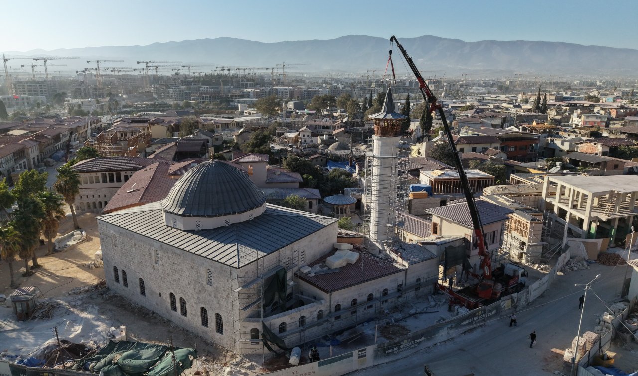 Konya-Hatay kardeşliğinin sembolü Habib-i Neccar Camii yeniden yükseliyor
