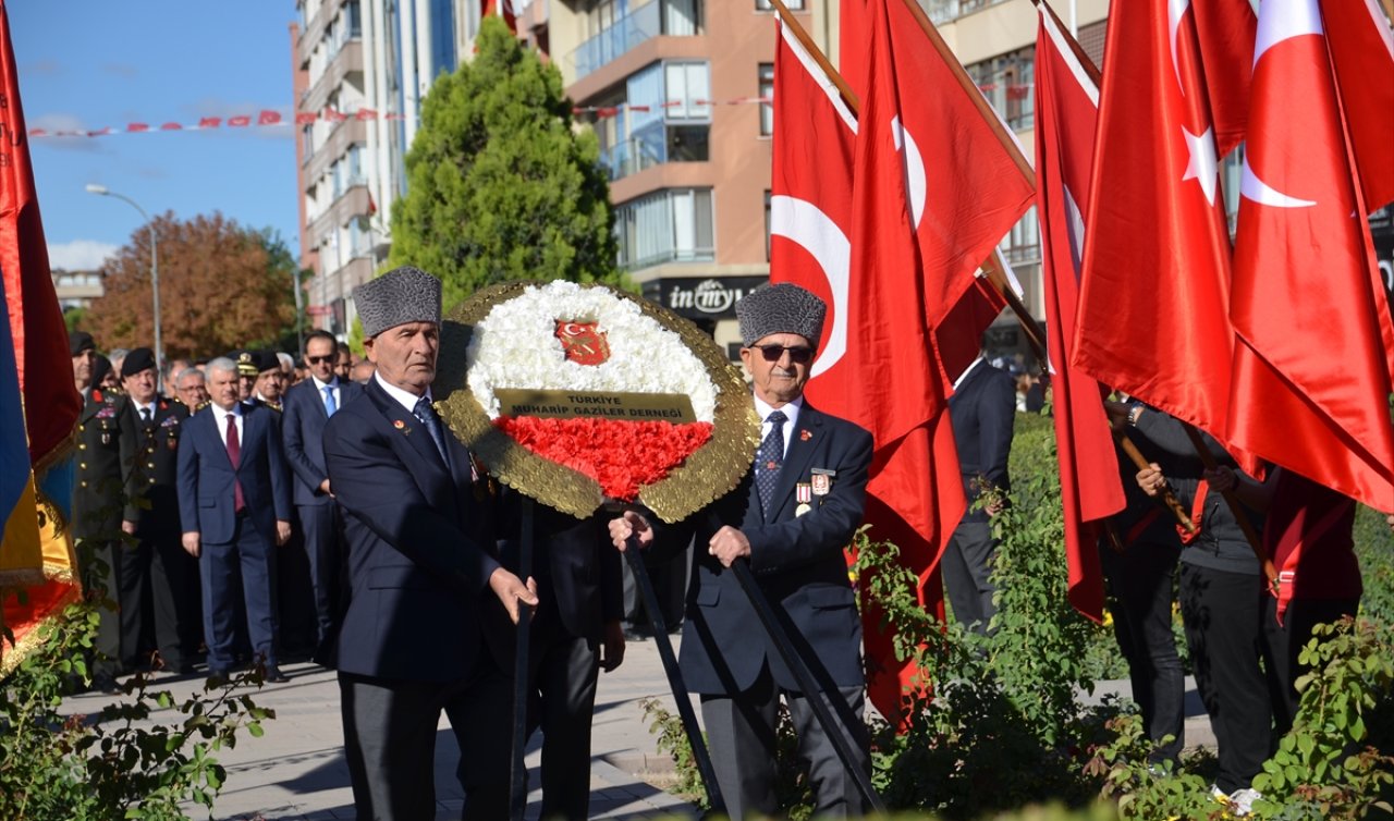  Konya’da Gaziler Günü nedeniyle tören düzenlendi
