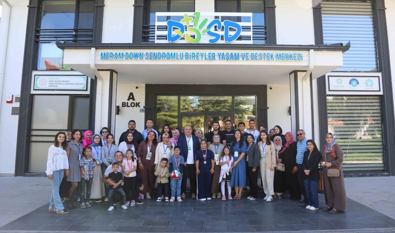 Meram Belediyesi’nden down sendromlu çocuklara kültürel ve bilişsel oyun şöleni