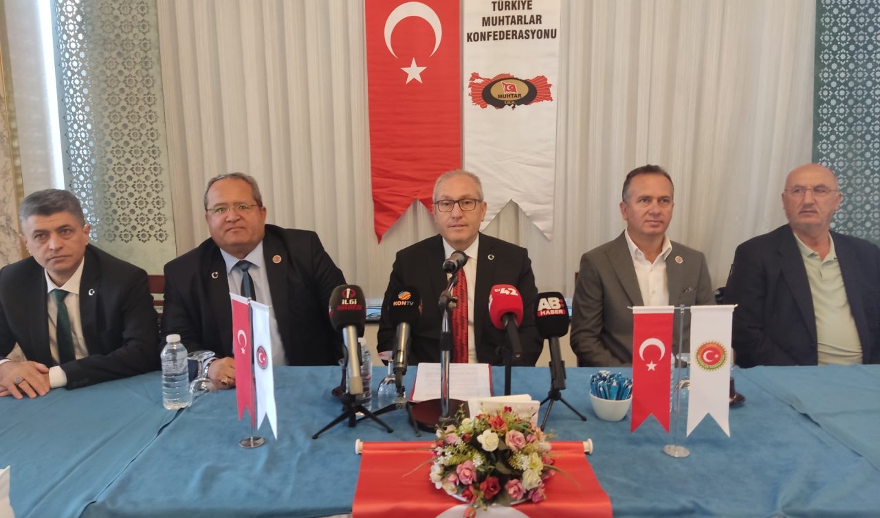 Mahalle muhtarları Konya’da tek çatı altında buluşuyor