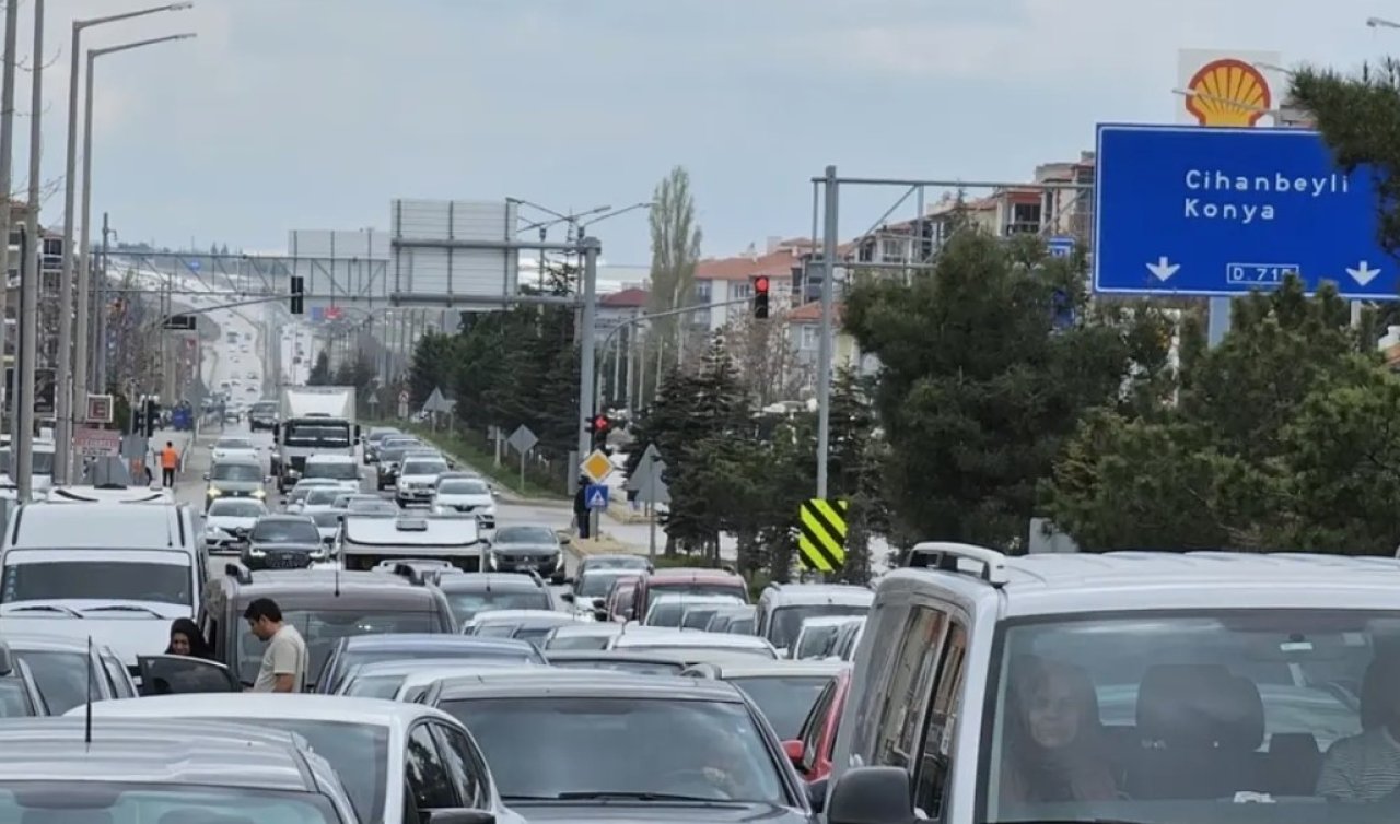 Sürücüler Dikkat! Ankara-Konya trafiğinde yoğunluk kapıda!