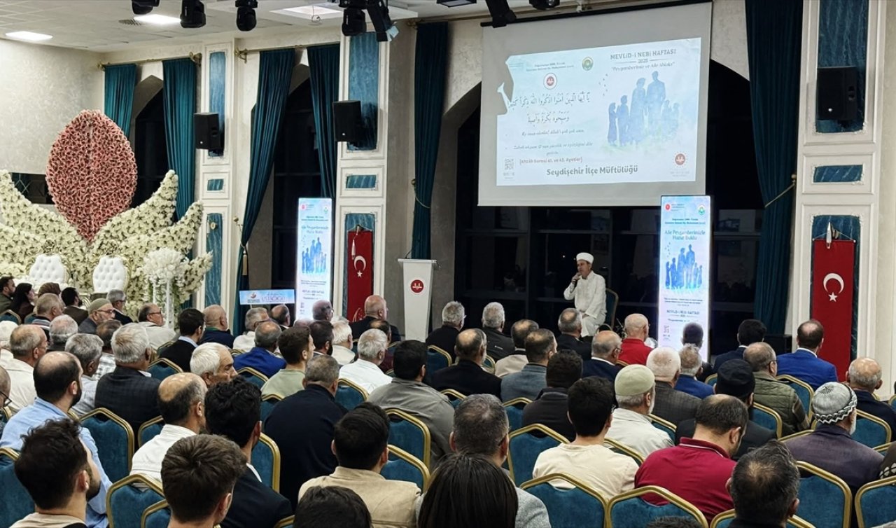 Seydişehir’de “Peygamberimiz ve Aile Ahlakı“ konulu konferans yapıldı