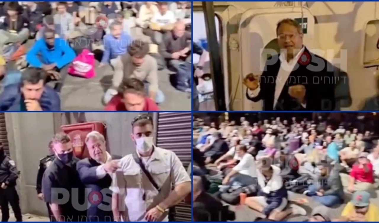  Sumud Filosu aktivistleri, İsrailli Bakan’ın provokasyonuna “Özgür Filistin“ sloganıyla karşılık verdi