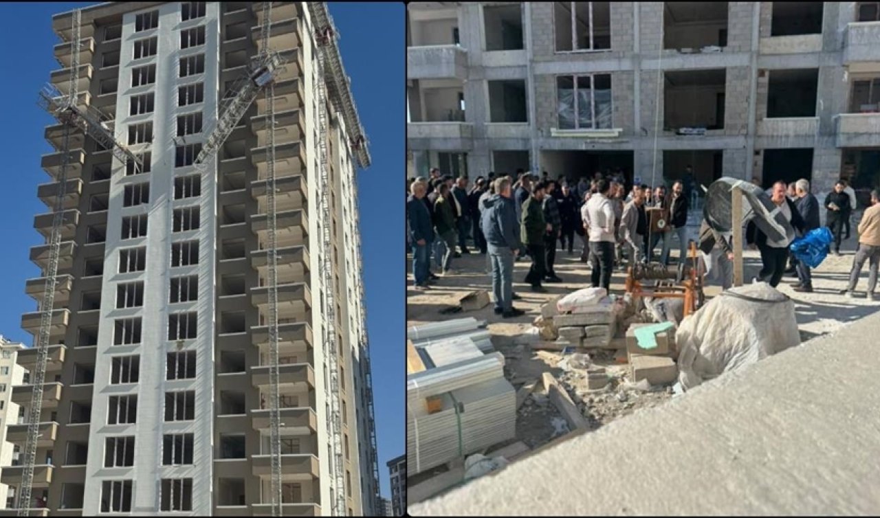 Ankara’da inşaatın 12’nci katındaki yük asansöründen 2 işçi düştü