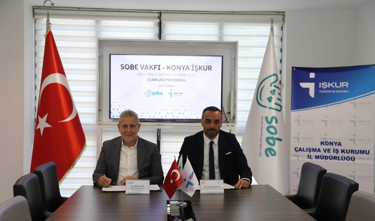  Konya’da özel bireyler için yeni istihdam hamlesi: SOBE ve İŞKUR el ele
