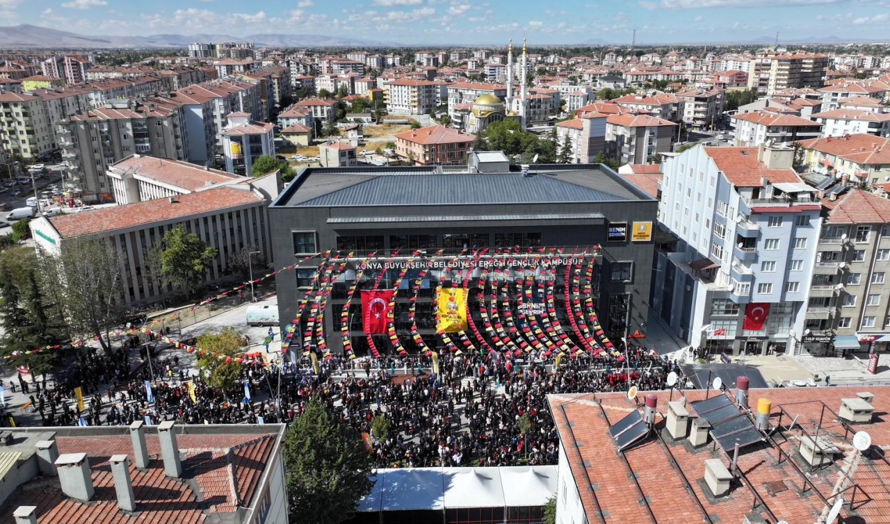  Konya’nın en büyük gençlik kampüsü açıldı