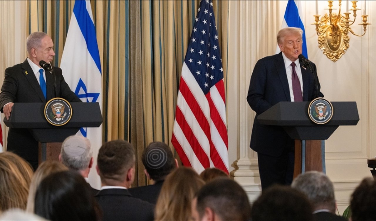 Trump, Netanyahu’nun yanında “Gazze’de savaş bitti“ mesajını yineledi