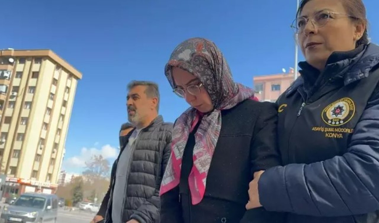  Konya’da eşini uyurken bıçakladı!  Şerife Çeliktaş ilk kez hakim karşısına çıktı