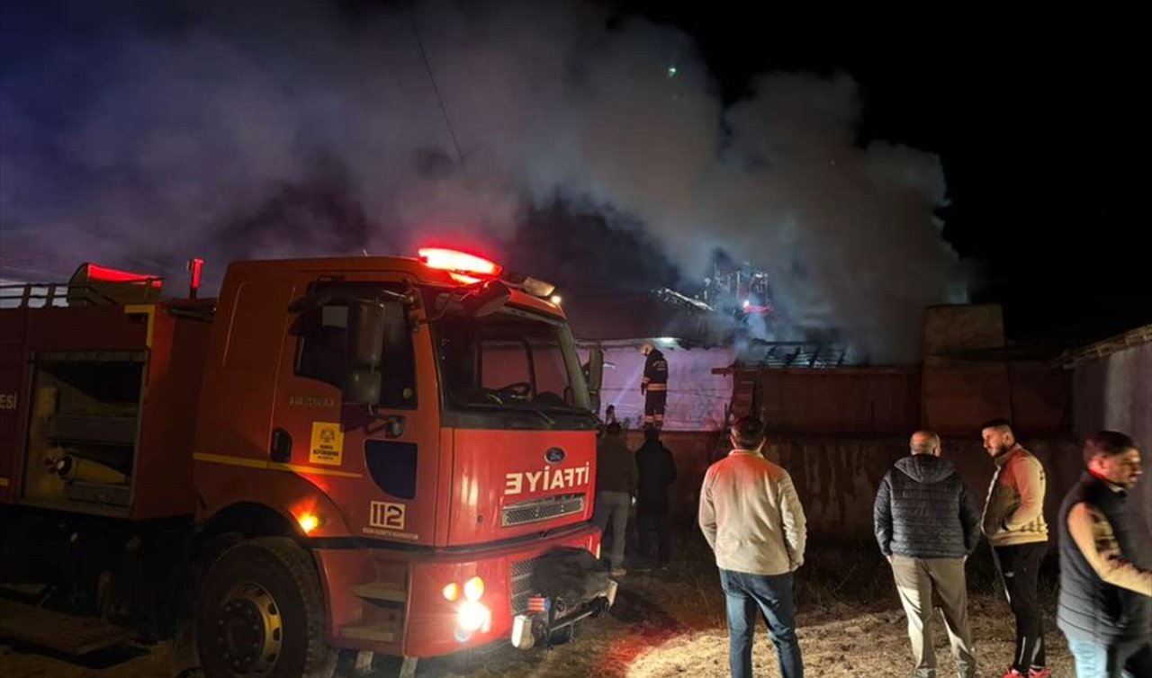  Konya’da müstakil evde yangın çıktı! 