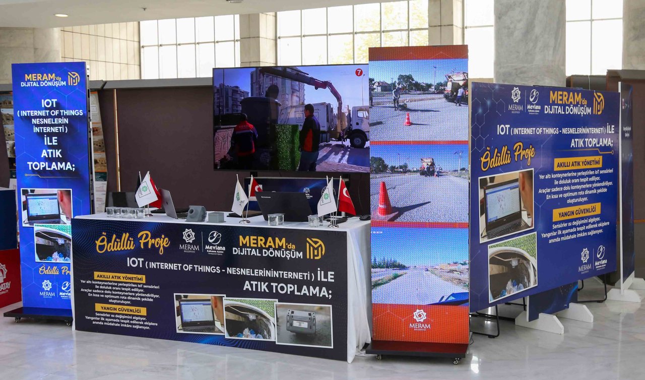    Meram Belediyesi’nin Akıllı Atık Toplama Sistemi ve Yapay Zeka Projeleri ilgi gördü