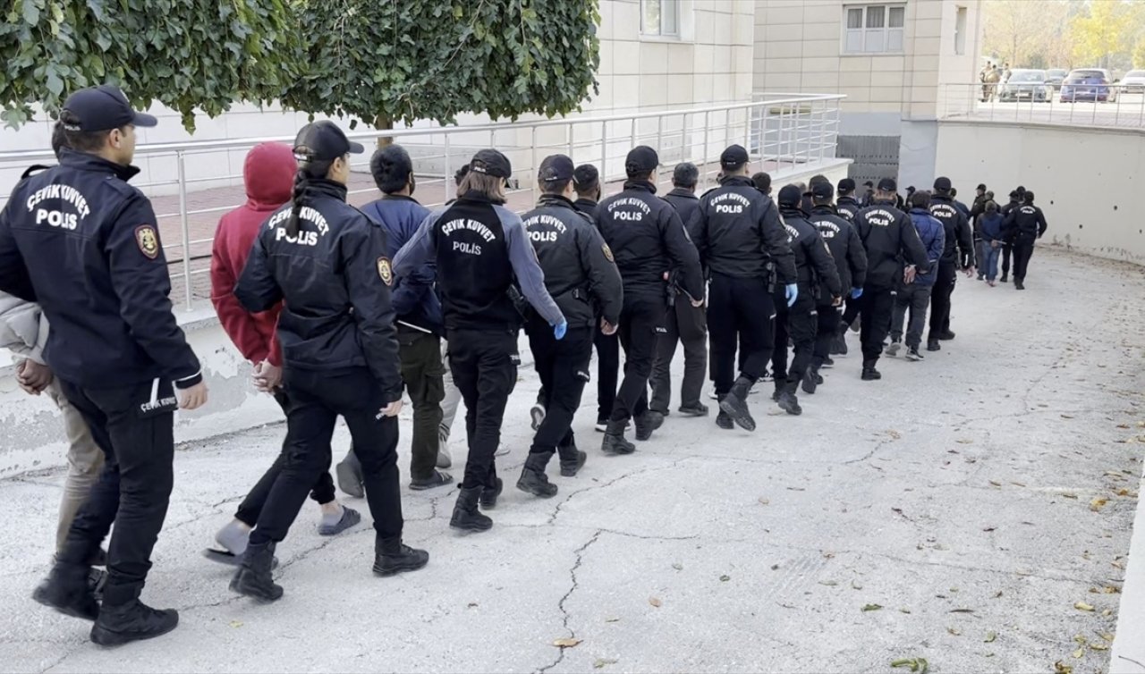  “Narkokapan Konya“ operasyonunda yakalanan 424 zanlı tutuklandı