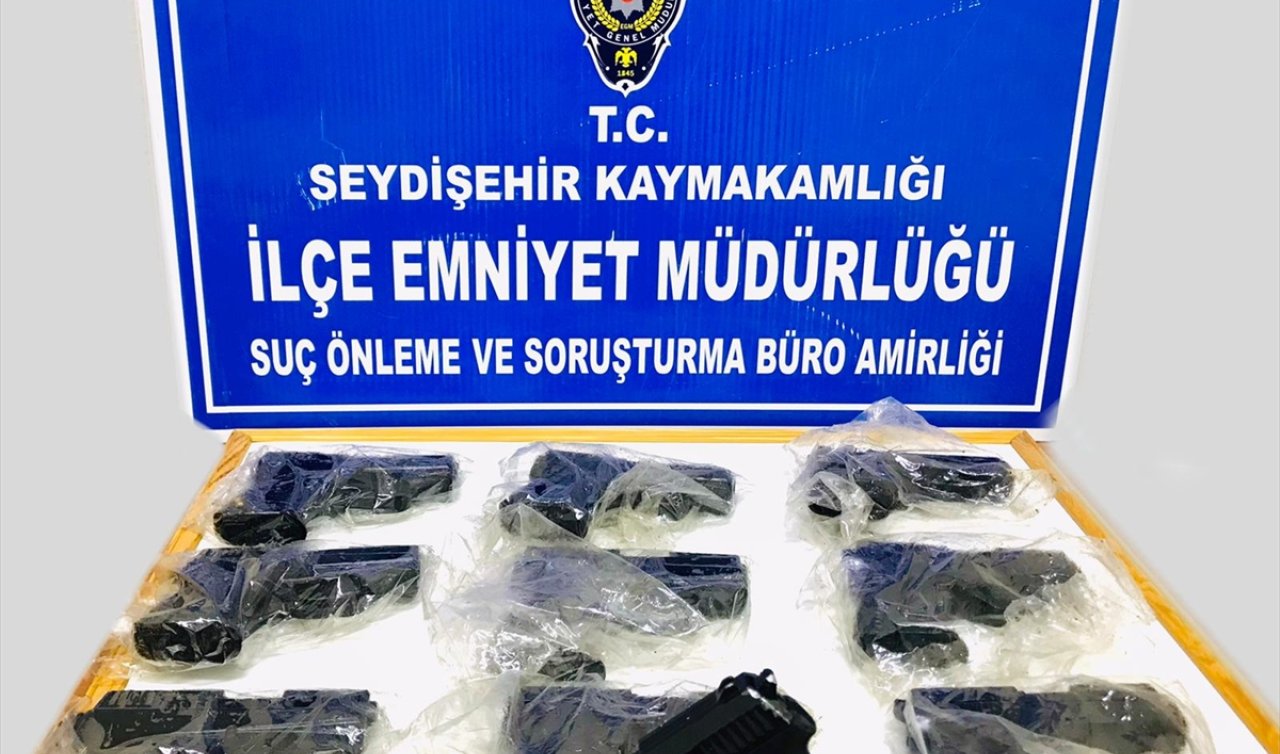  Konya’nın bu ilçesinde kaçak silah operasyonu!