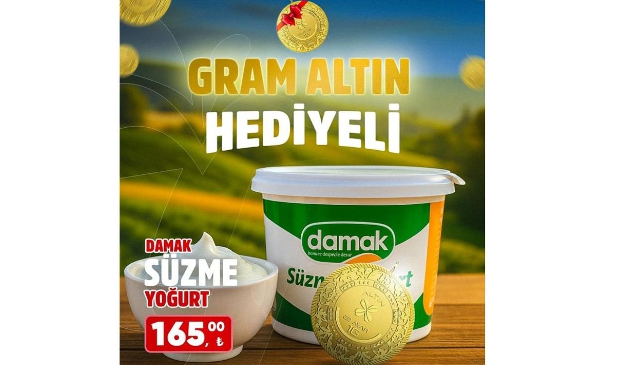 Konya’da bu marketten alacağınız yoğurtlara dikkat! İçinden gram altın çıkacak 