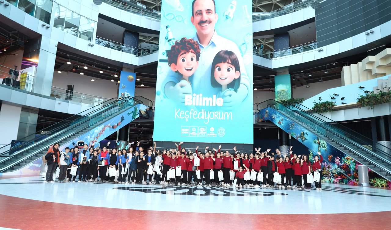  Konya Büyükşehir, 28 ilçeden 13 bin öğrenciyi bilimle buluşturuyor