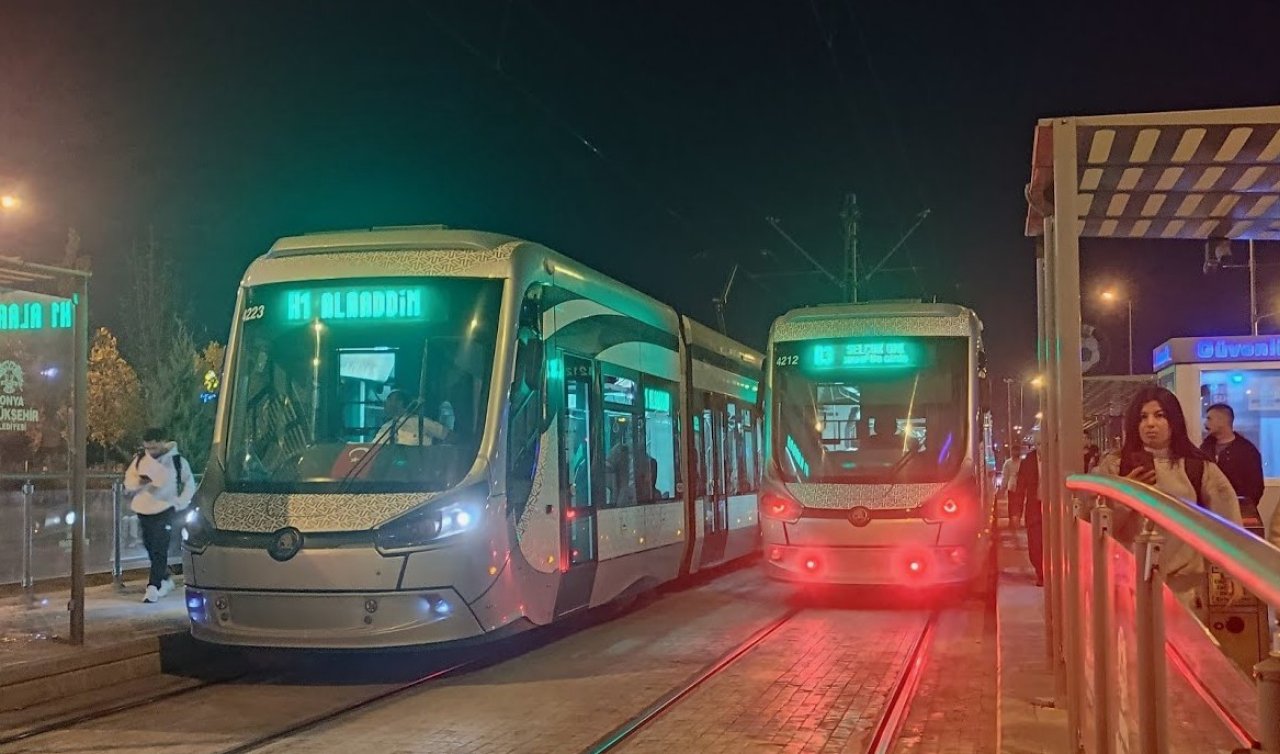  1 Kasım’dan itibaren başlıyor! Konya’da tramvay seferlerinde yeni dönem