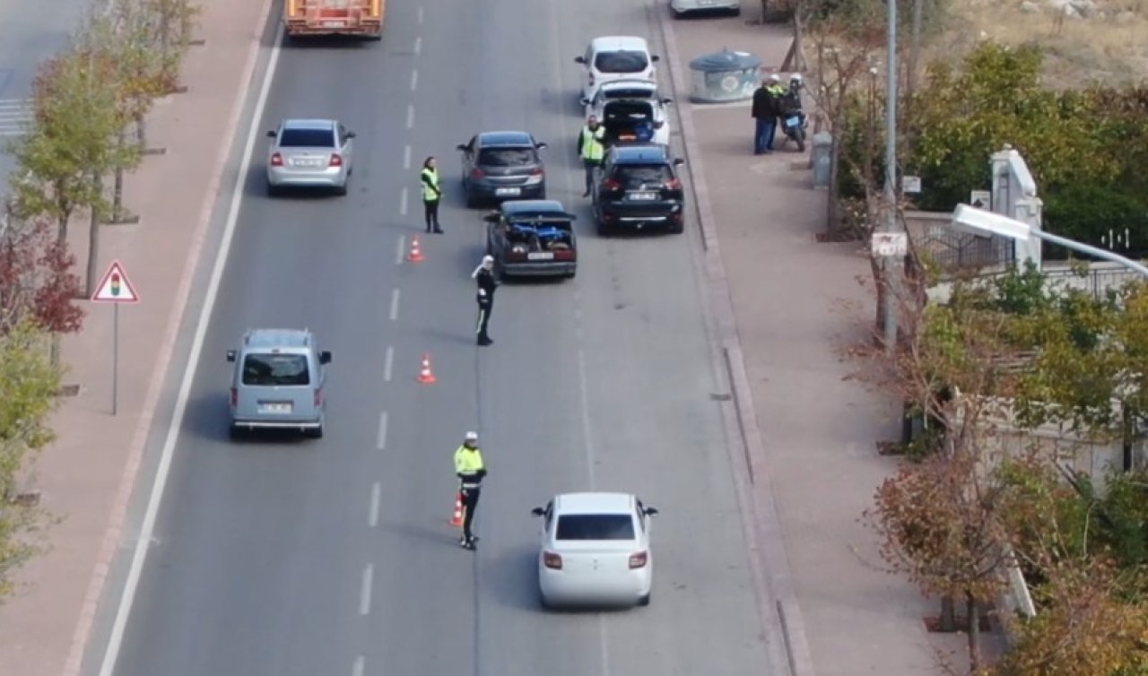  “Kimse Görmez” sandılar, dron her şeyi gördü! Konya’da ceza yağdı