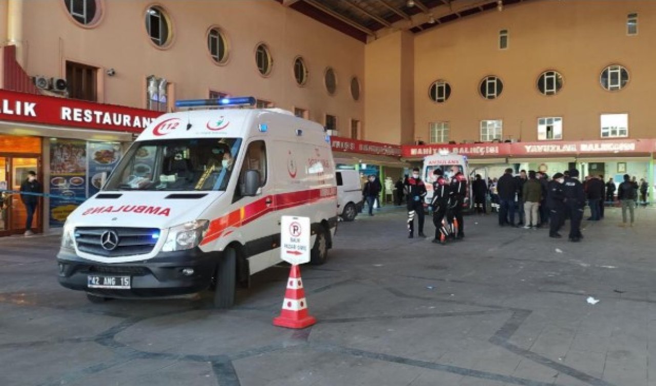  Konya’da Balık Hali’nde silahlı kavga çıktı!