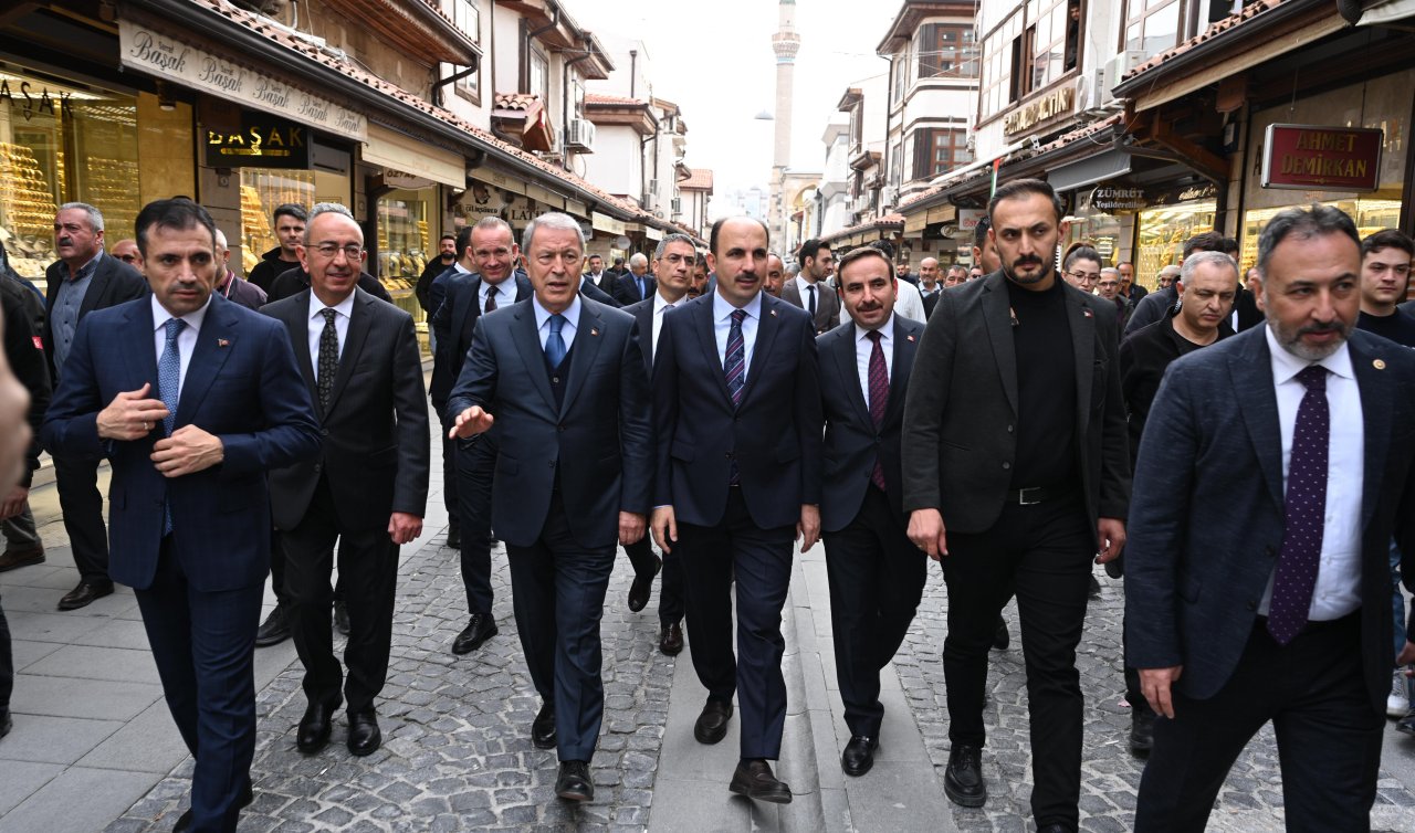 Hulusi Akar’dan Konya Büyükşehir’e Ziyaret! Başkan Altay’la bir araya geldi