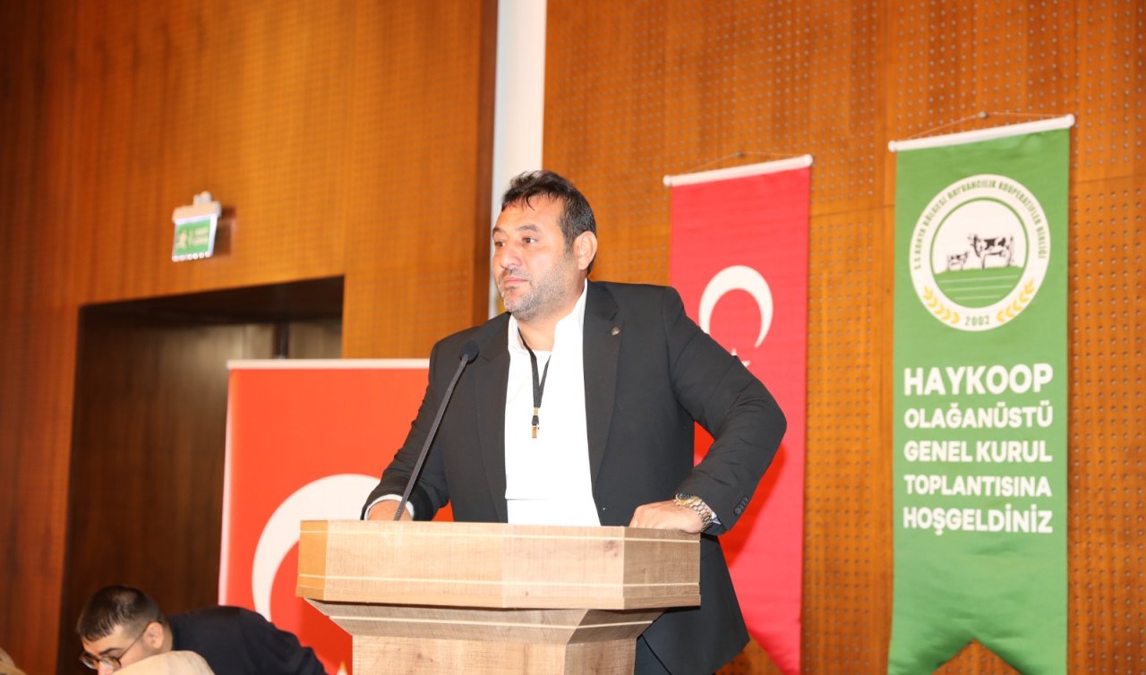 HAYKOOP Konya Bölgesi Olağanüstü Genel Kurulunda Yakup Çiçek güven tazeledi
