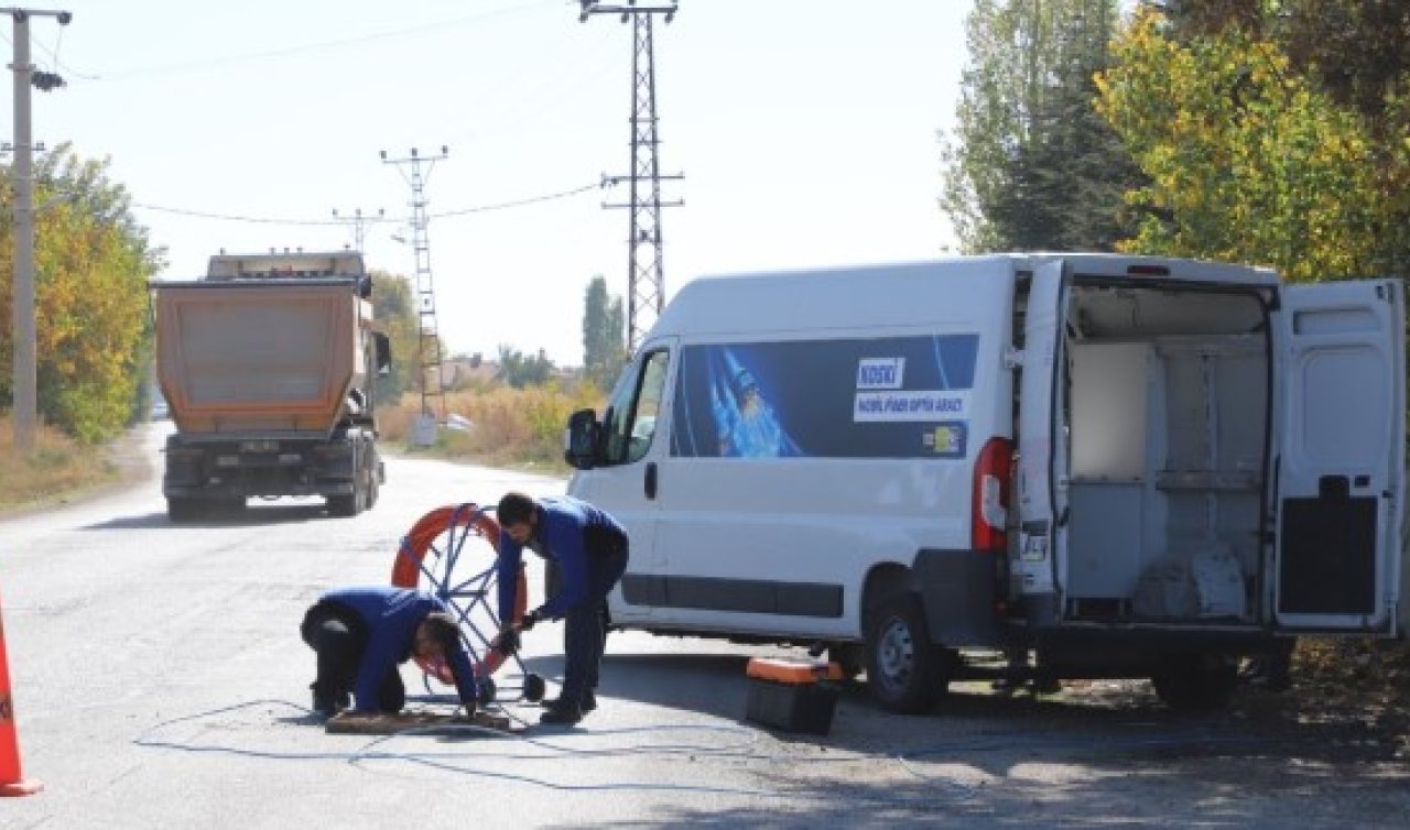 Konya’da Mobil Fiber Optik Aracı hizmet veriyor