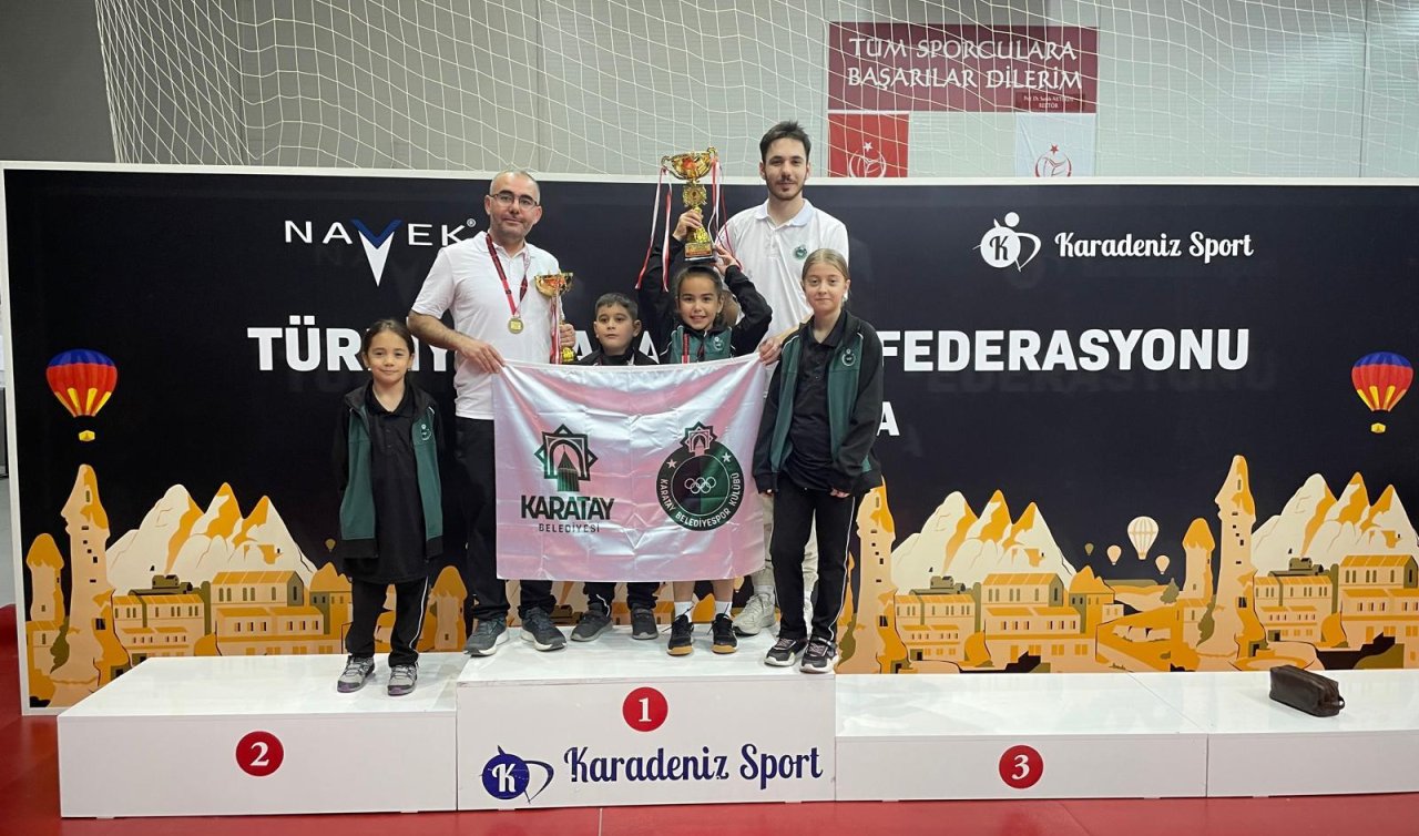 Karatay Belediyespor’dan Türkiye Şampiyonası’nda Çifte Zafer