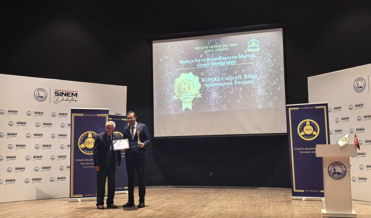KOSKİ’nin Yerli ve Milli CBS Projesine “Bilişim Yıldızları 2025“ Ödülü