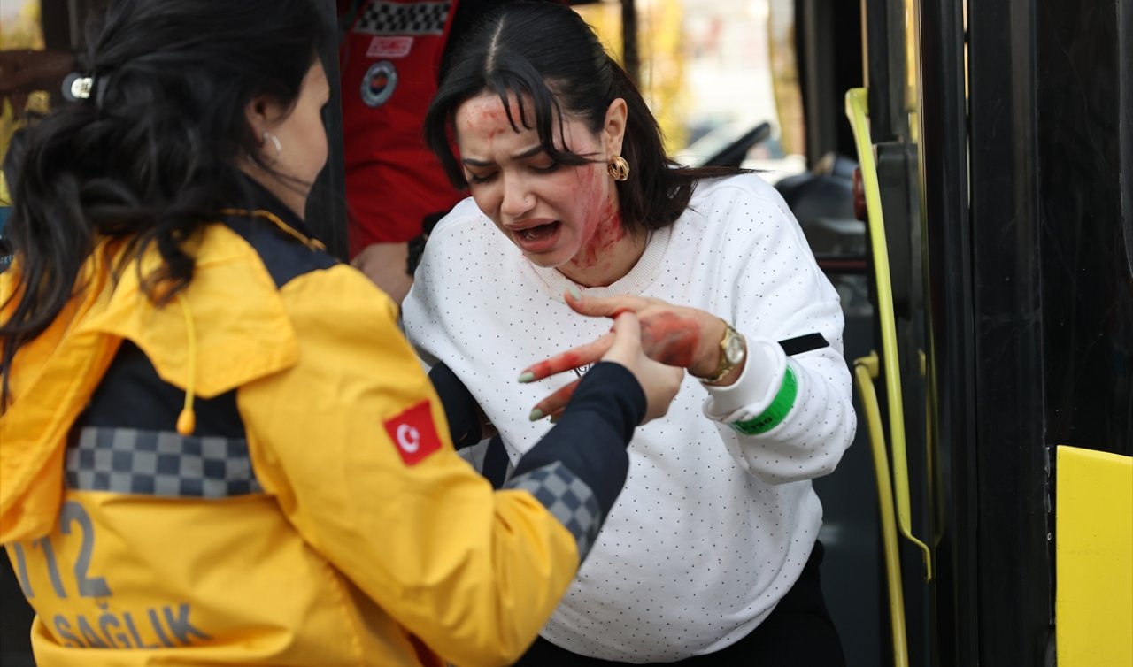 Konya’da ambulans rallisi: Ekipler zamana karşı yarıştı!