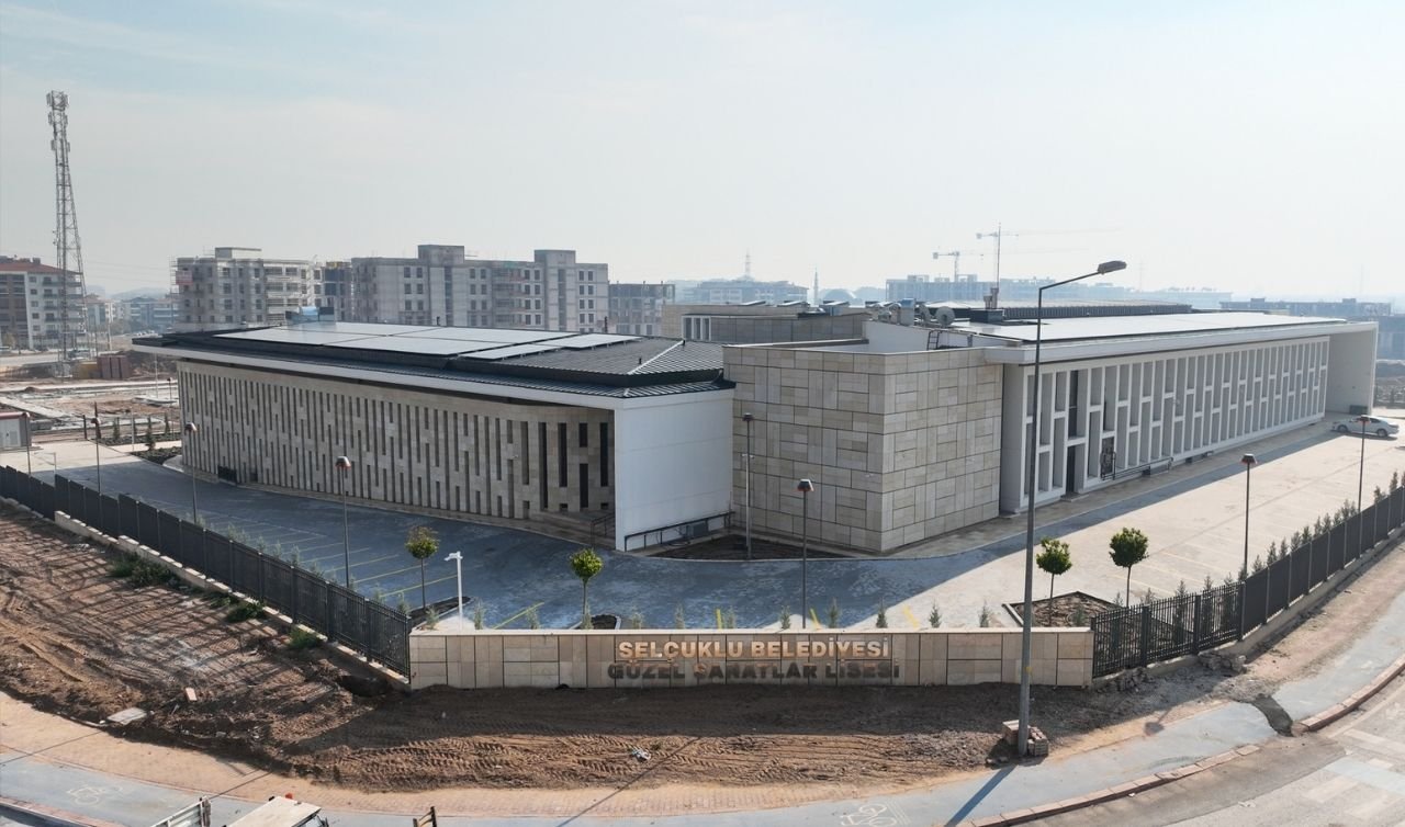 Geleceğin sanatçıları Konya’da yetişecek: Selçuklu’nun yeni lisesi tamamlandı